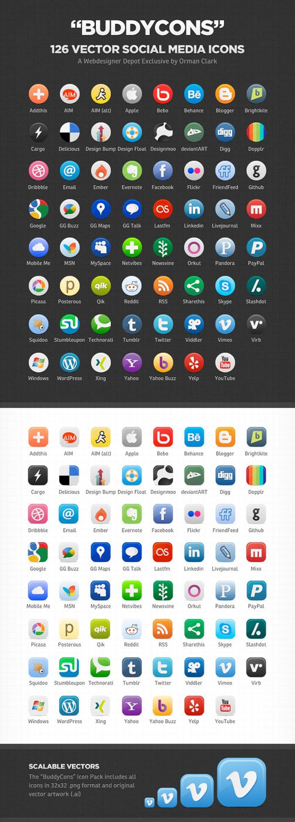 BuddyIcons Vector Icon Pack